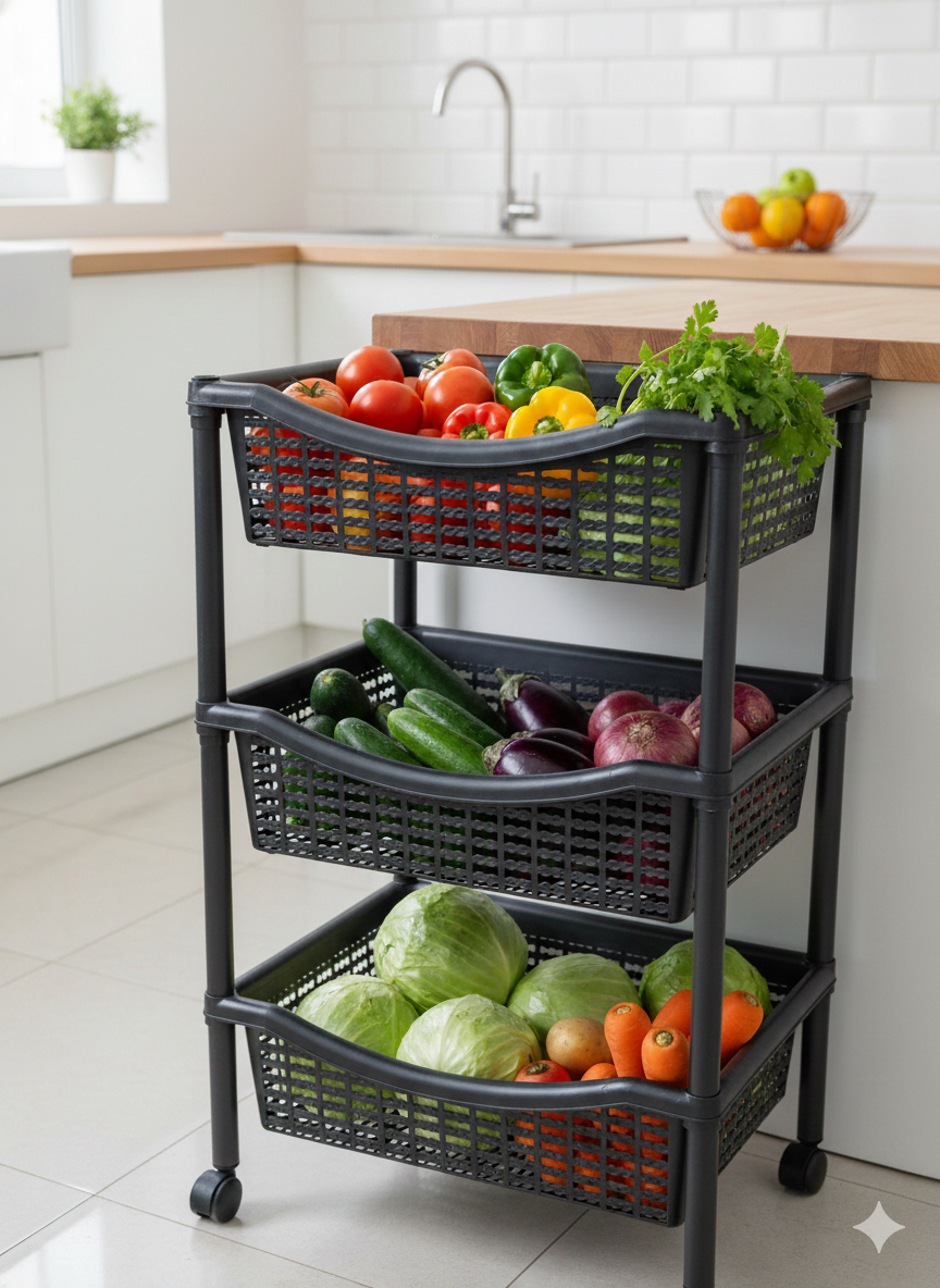 ESTANTE LUXUS 3 NIVELES