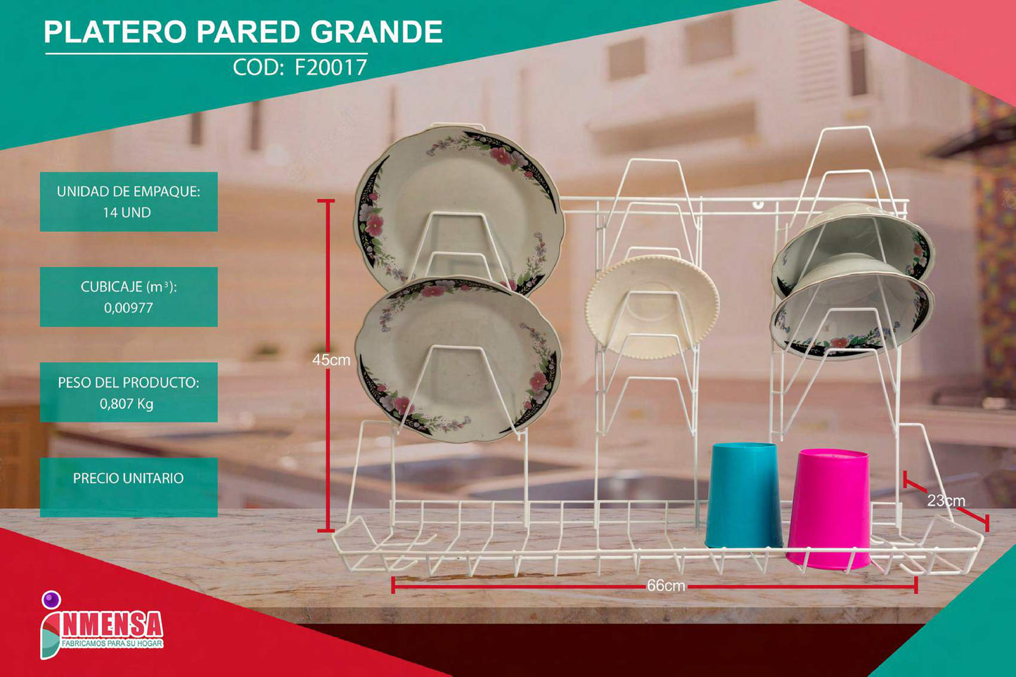 PLATERO PARED GRANDE