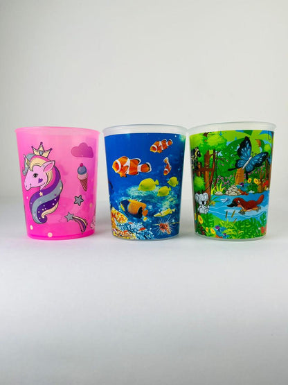 VASO PLÁSTICO DECORADO