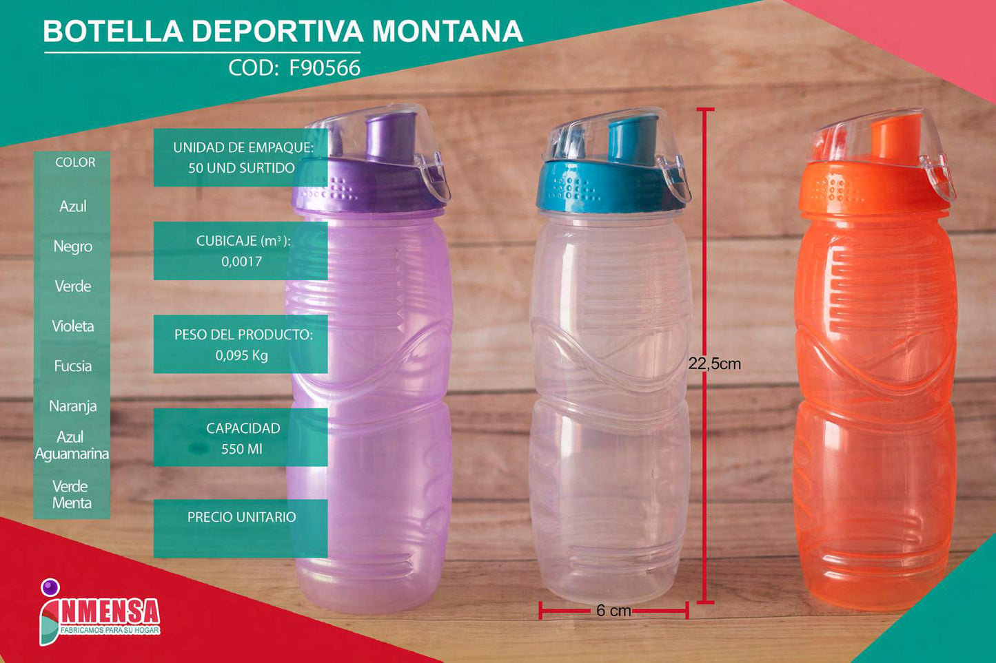 BOTELLA DEPORTIVA MONTANA