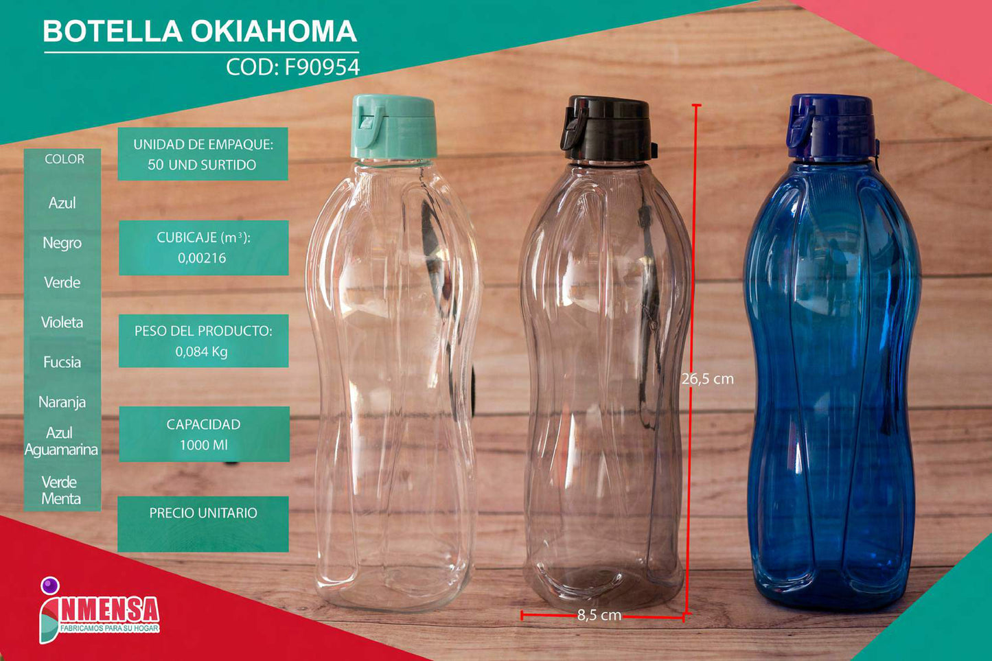 BOTELLA DEPORTIVA OKLAHOMA