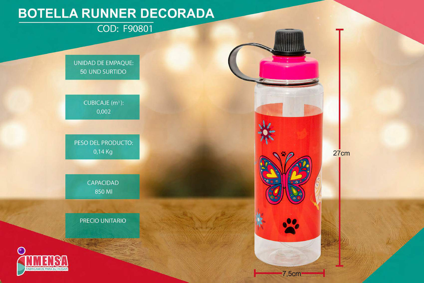 BOTELLA DEPORTIVA RUNNER