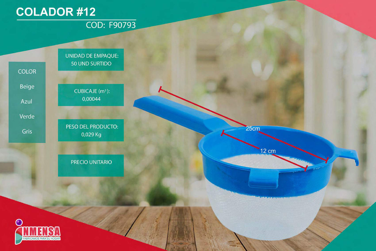 COLADOR 12