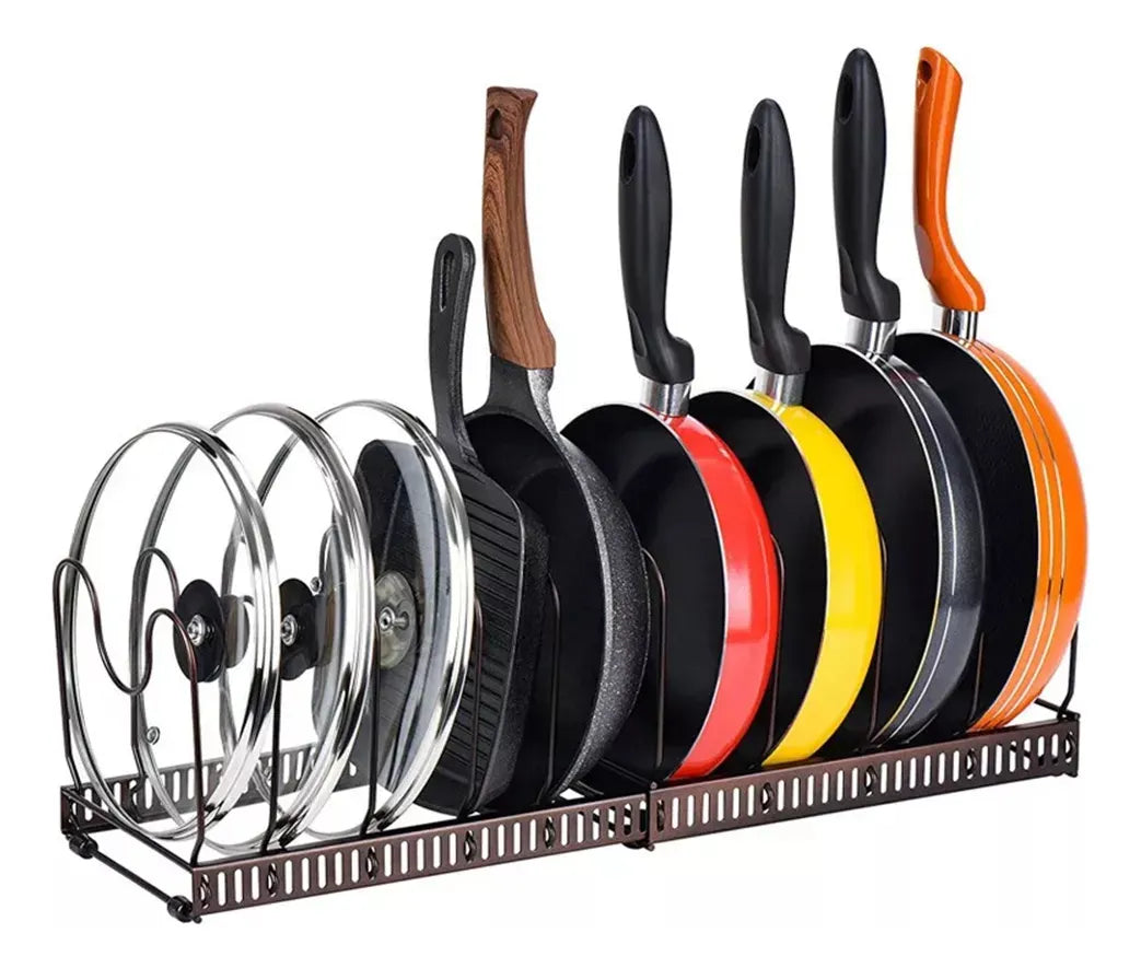 ORGANIZADOR DE COCINA PARA TAPAS Y SARTENES