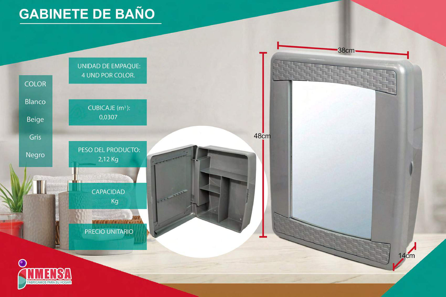 GABINETE DE BAÑO