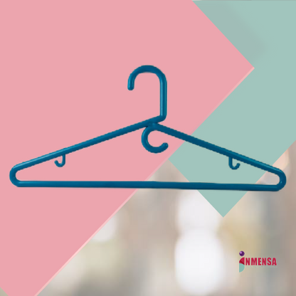 GANCHO ROPA PLÁSTICO SUPER INMENSA X 8 UNIDADES