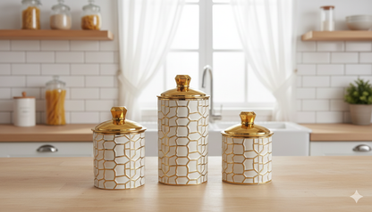 JUEGO DE RECIPIENTES DE COCINA REDONDO x3