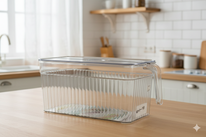 JUEGO ORGANIZADOR DE NEVERA CON TAPA x3