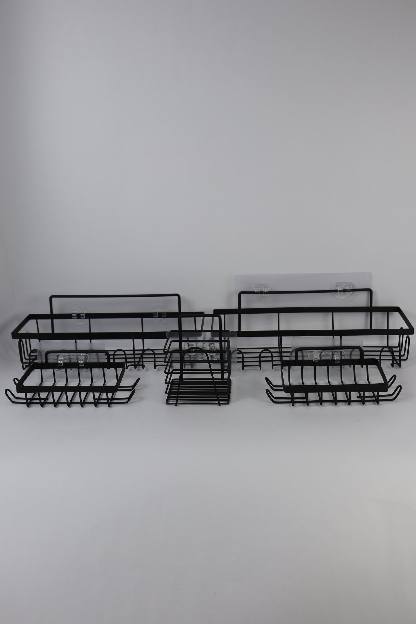 ORGANIZADOR DE BAÑO EN METAL x5 PIEZAS