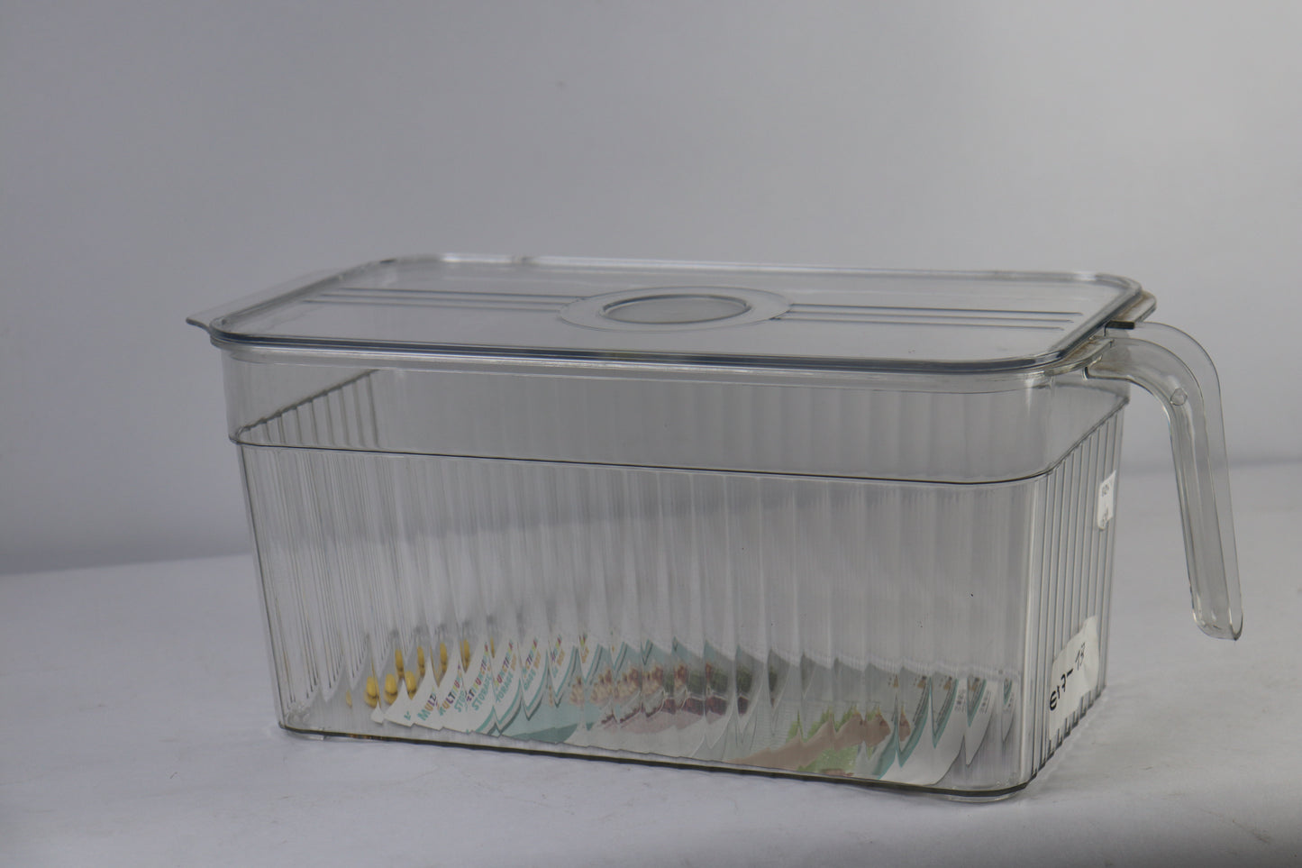 JUEGO ORGANIZADOR DE NEVERA CON TAPA x3