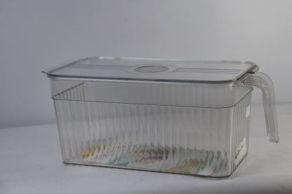 JUEGO ORGANIZADOR DE NEVERA CON TAPA x3
