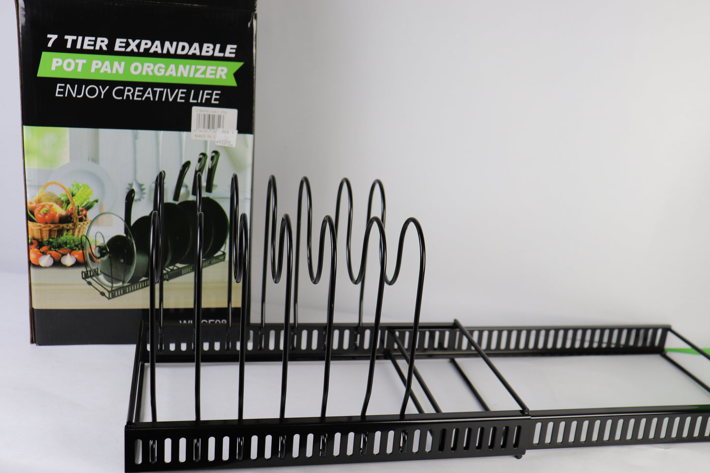 ORGANIZADOR DE COCINA PARA TAPAS Y SARTENES