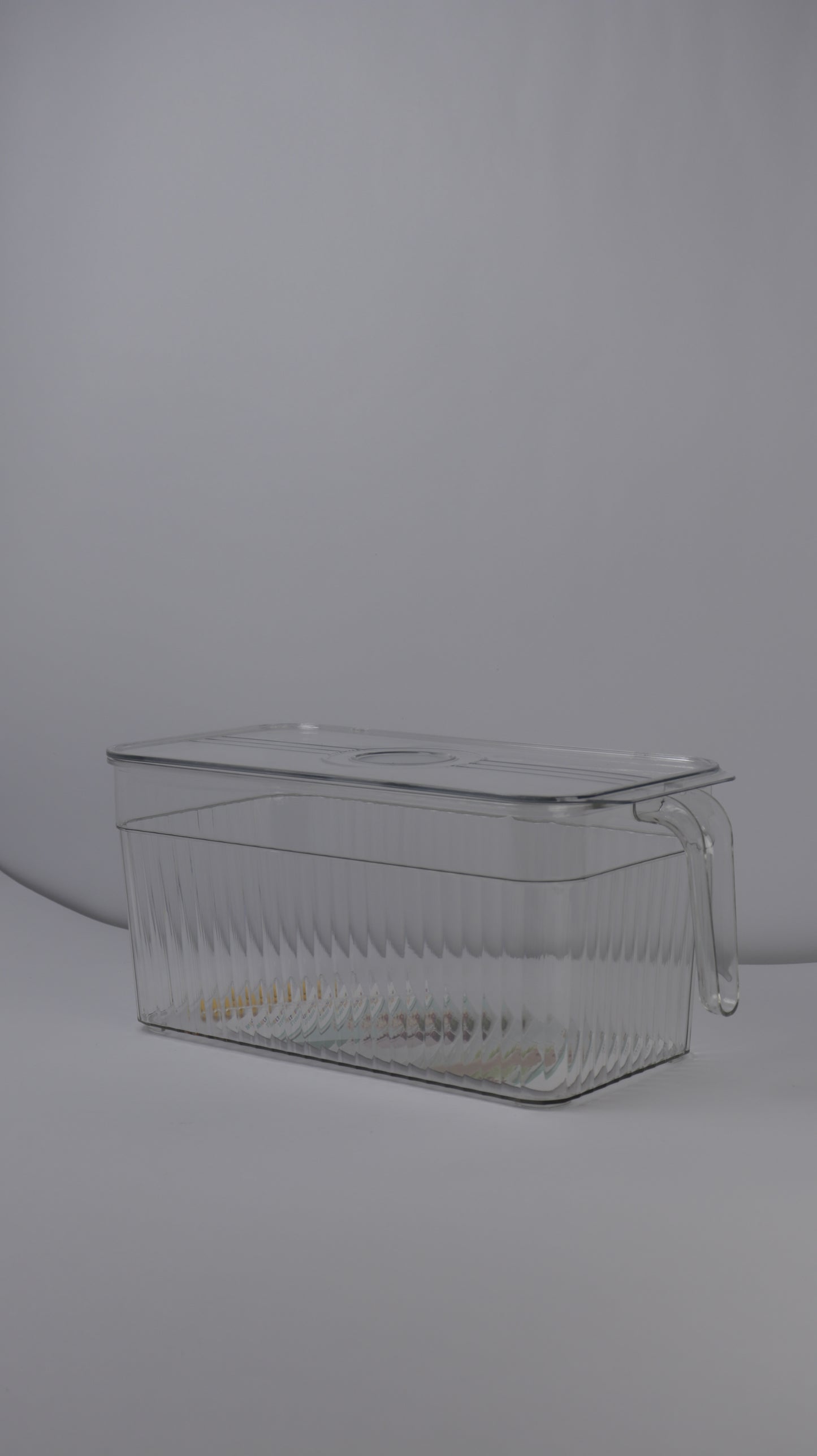 JUEGO ORGANIZADOR DE NEVERA CON TAPA x3