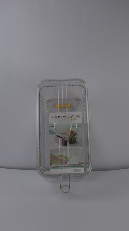 JUEGO ORGANIZADOR DE NEVERA CON TAPA x3