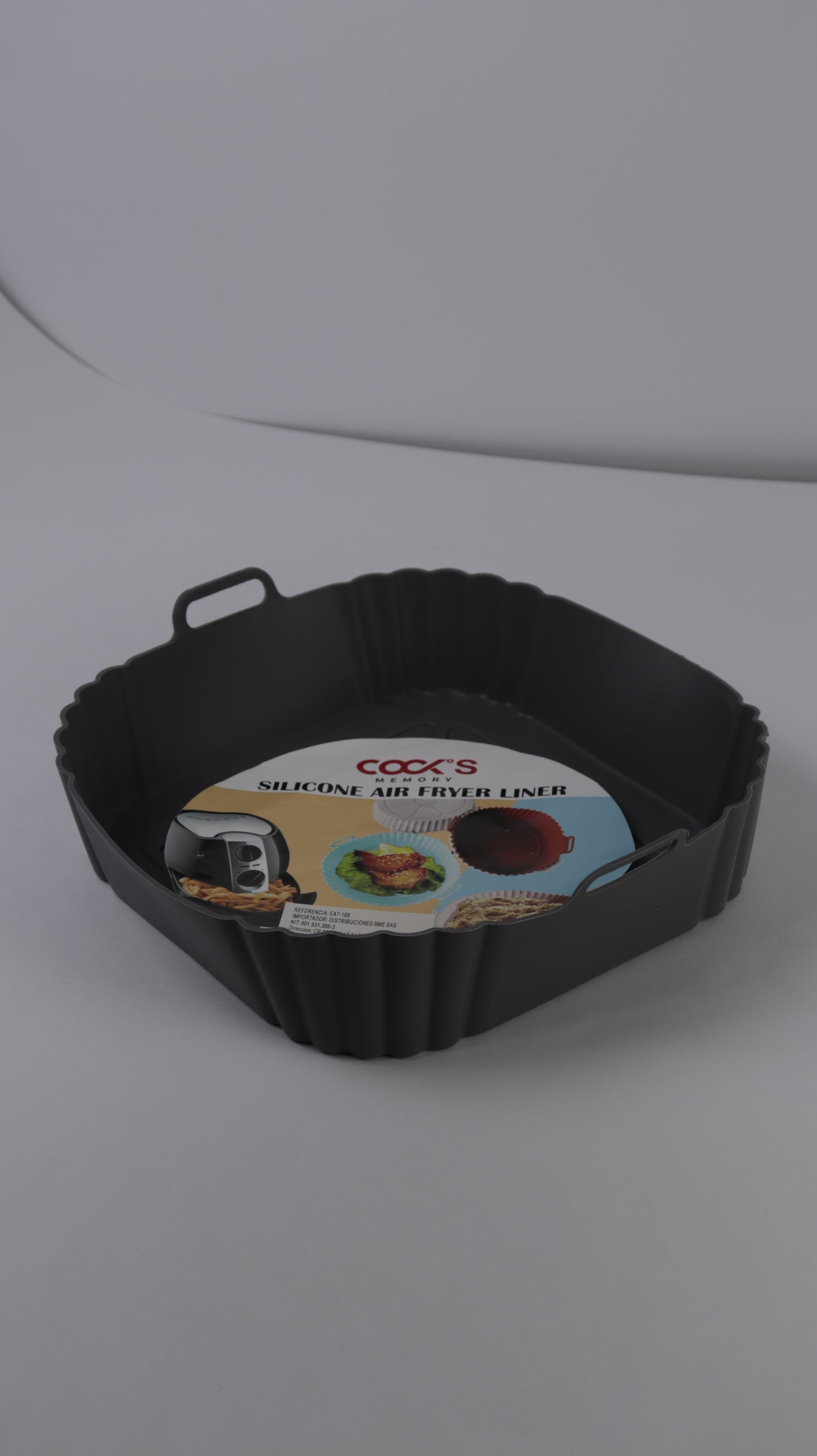 SET DE PROTECTORES EN SILICONA CUADRADOS PARA FREIDORA DE AIRE x2