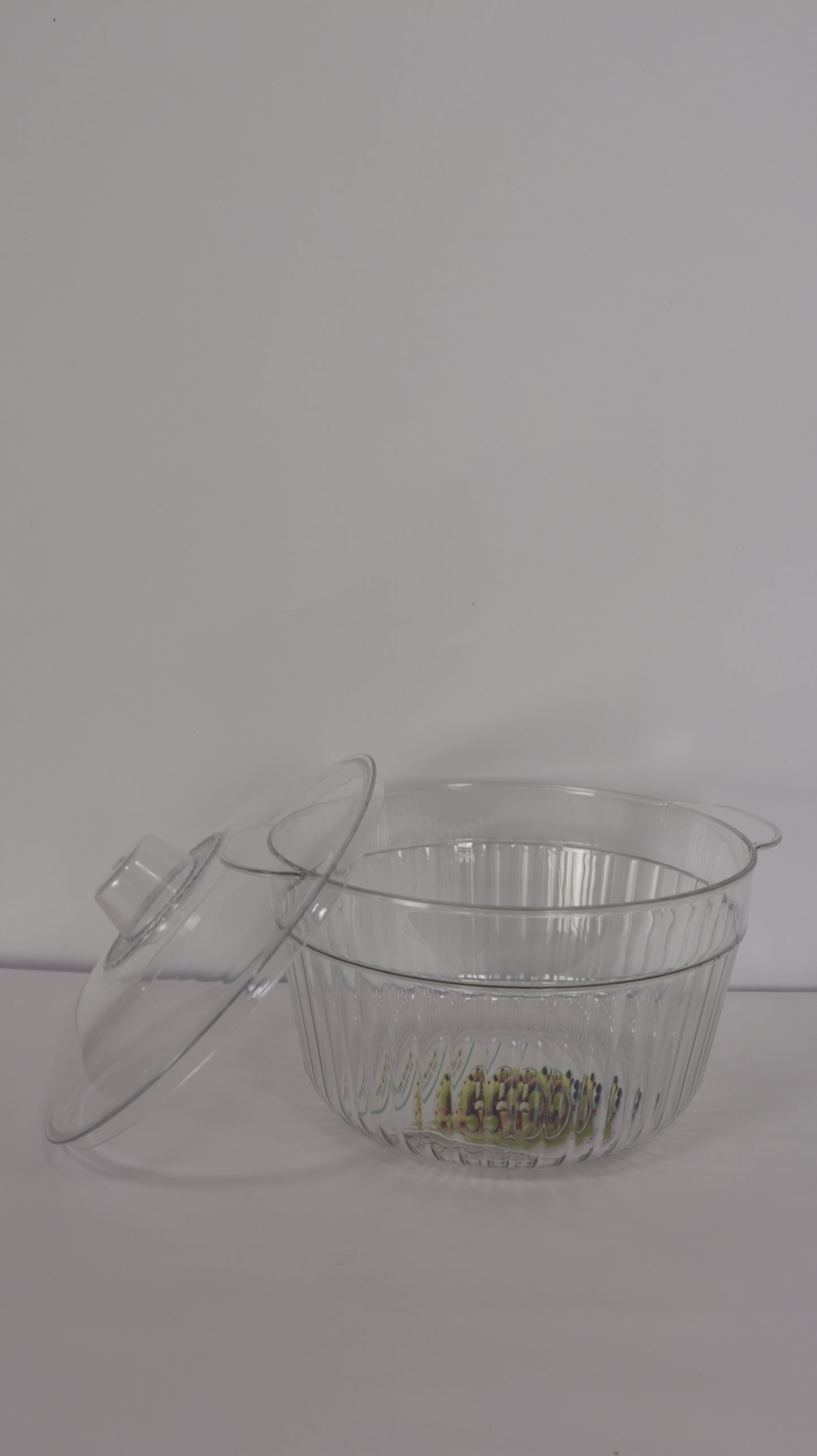 JUEGO DE RECIPIENTES REDONDOS CON TAPA x3