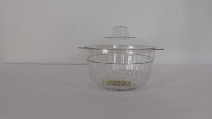 JUEGO DE RECIPIENTES REDONDOS CON TAPA x3