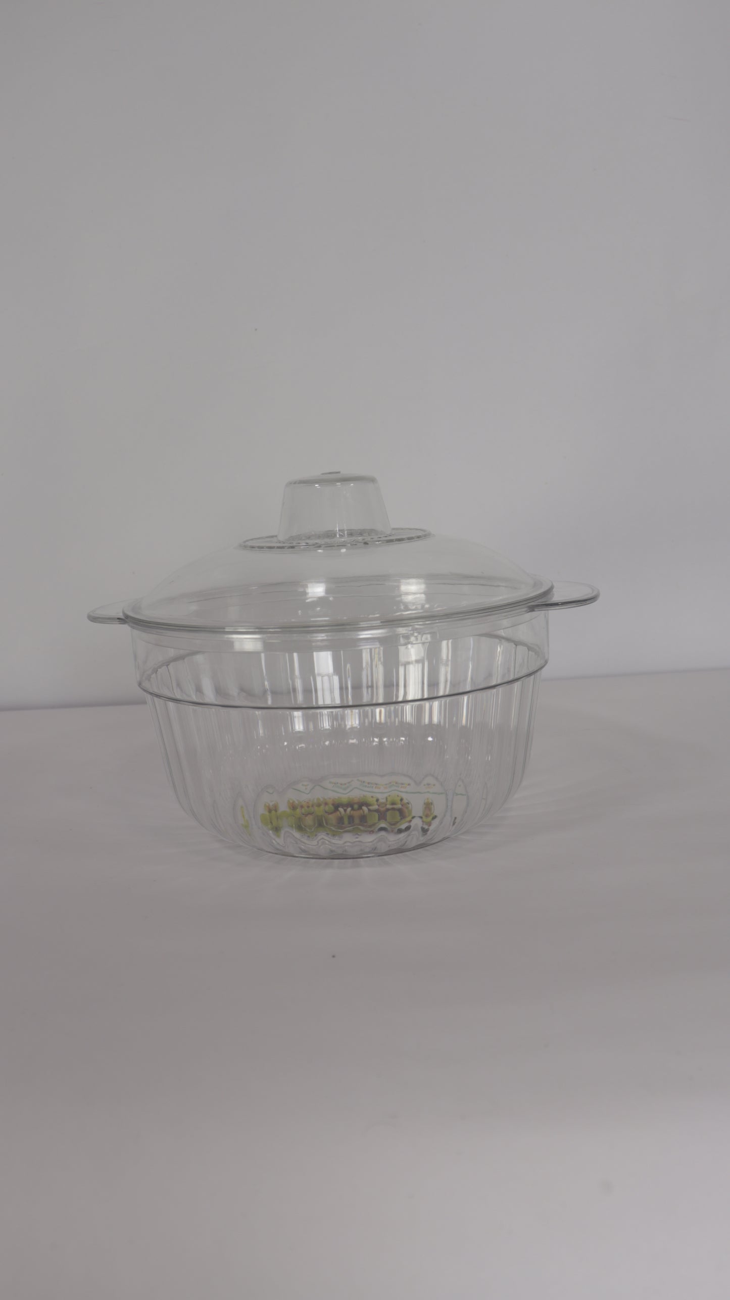 JUEGO DE RECIPIENTES REDONDOS CON TAPA x3