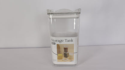 JUEGO DE RECIPIENTES CUADRADOS CON TAPA x3