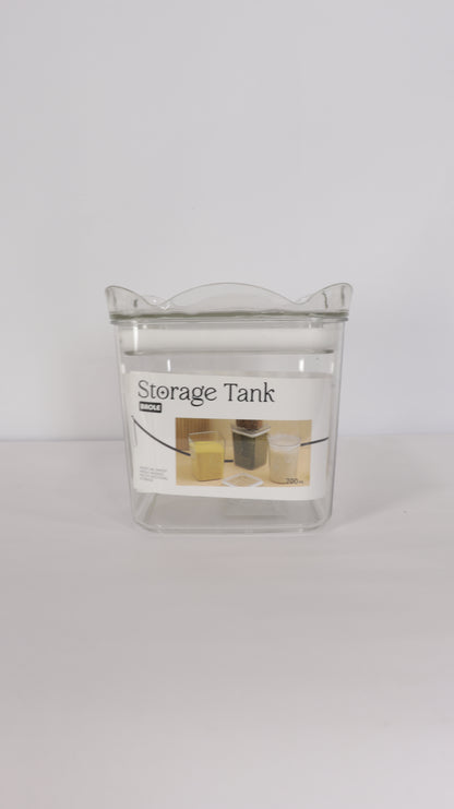 JUEGO DE RECIPIENTES CUADRADOS CON TAPA x3