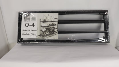 ZAPATERO METALICO FINO 4 PISOS