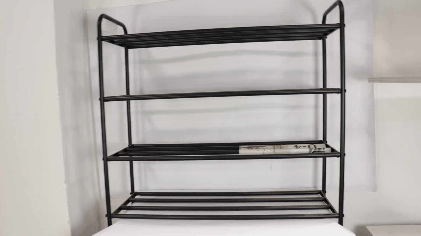 ZAPATERO METALICO FINO 4 PISOS