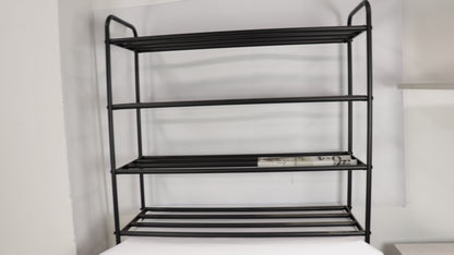 ZAPATERO METALICO FINO 4 PISOS