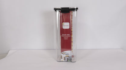 JUEGO DE RECIPIENTES RECTANGULARES ORGANIZADORES DE DESPENSA CON TAPA x3