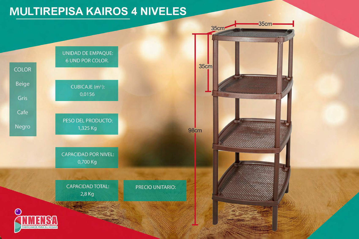 MULTIREPISA KAIROS 4 NIVELES