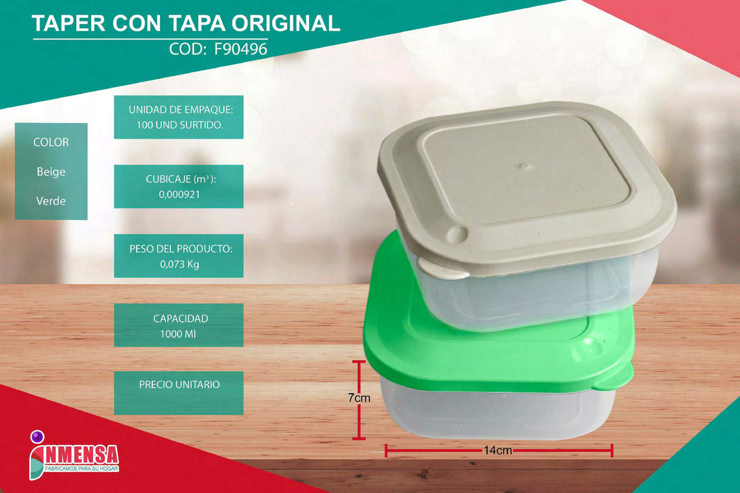 TAPPER CON TAPA